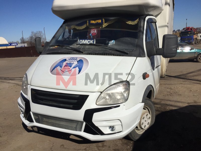 Бампер спорт на Газель бизнес 3302