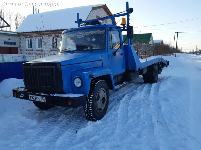 ГАЗ 3307 эвакуатор с КМУ