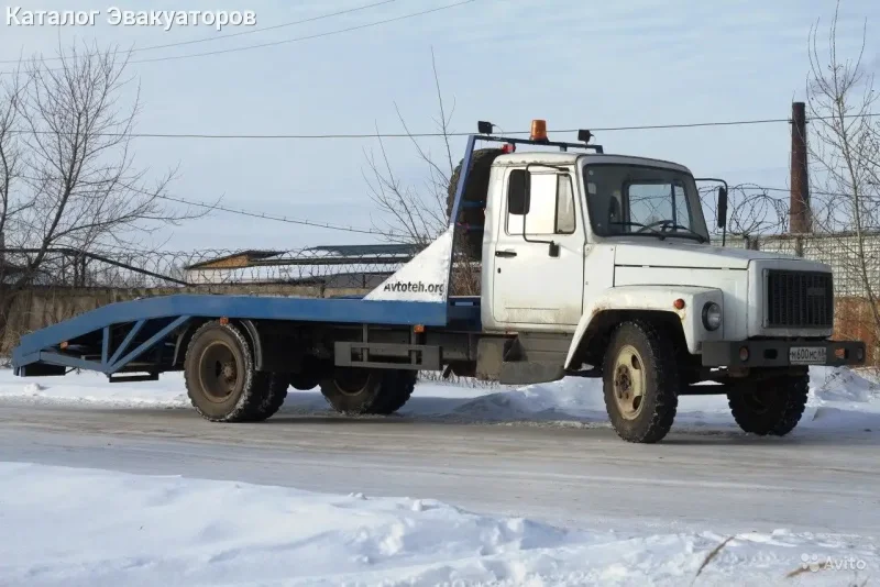 ГАЗ 3307 эвакуатор с КМУ