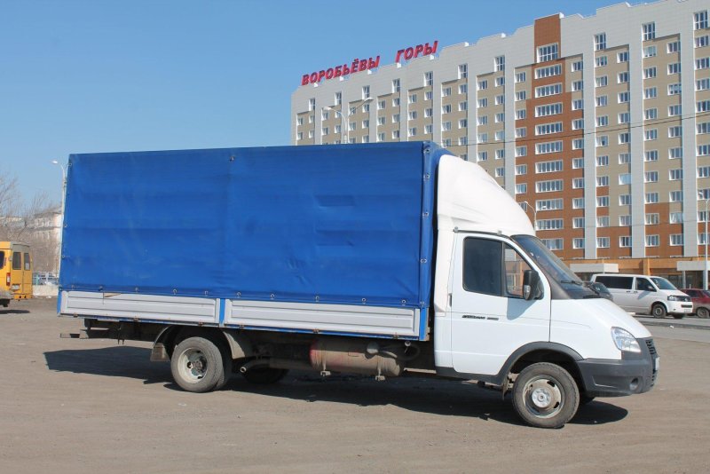 Газель удлиненная 4.2 с тентом