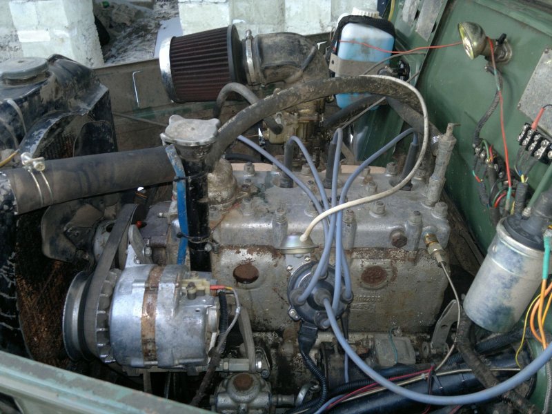 ГАЗ 3307 под капотом