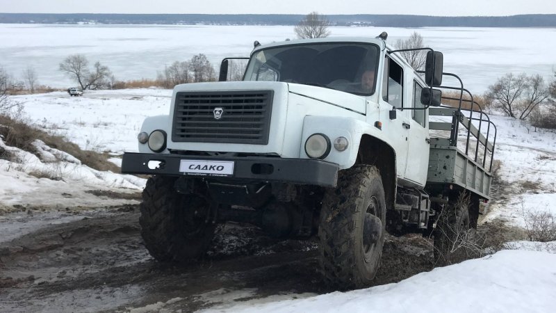 ГАЗ 3308 двухрядная кабина