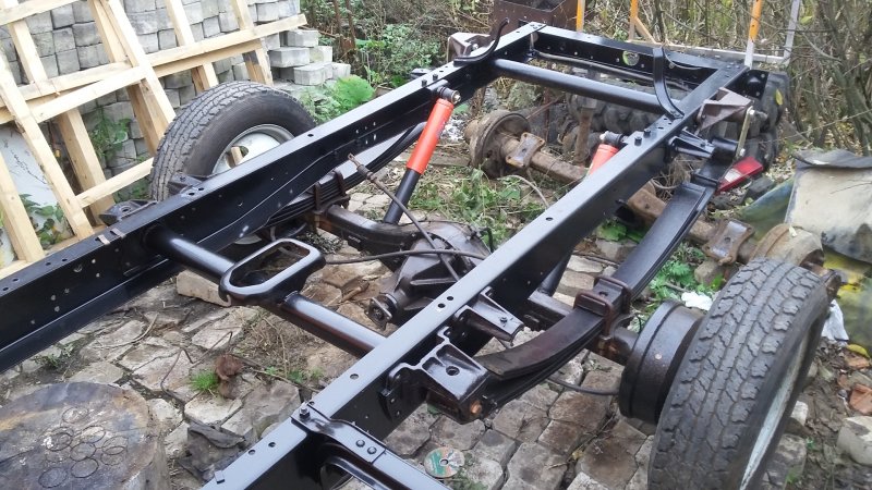Газель 3302 рама с рессорами сбоку