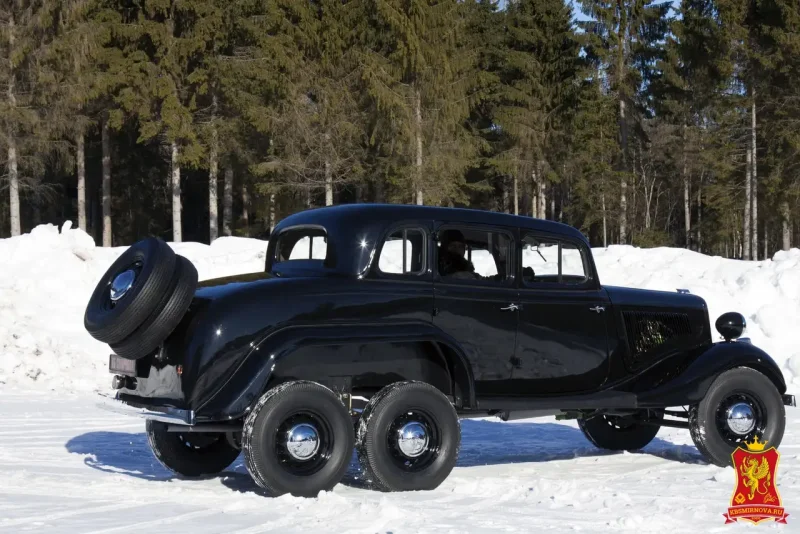 ГАЗ 51 трехосный автомобиль трехосный