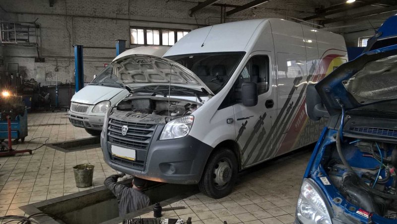 Покраска кабины Газель 3302