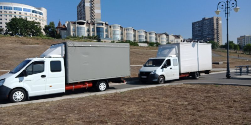 Газель Некст 6.2 метра с прицепом