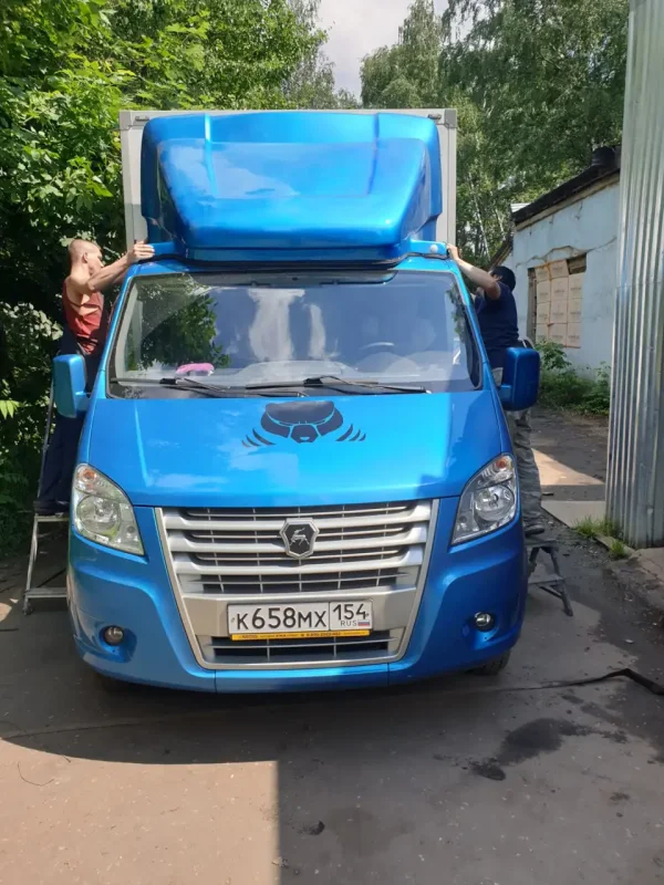 Газель Некст со спальником на крыше