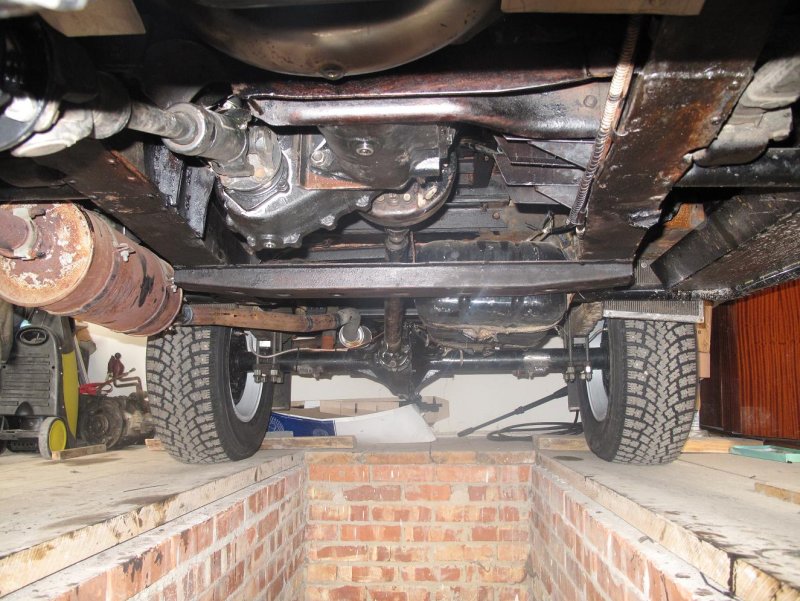 ГАЗ 3309 вид снизу