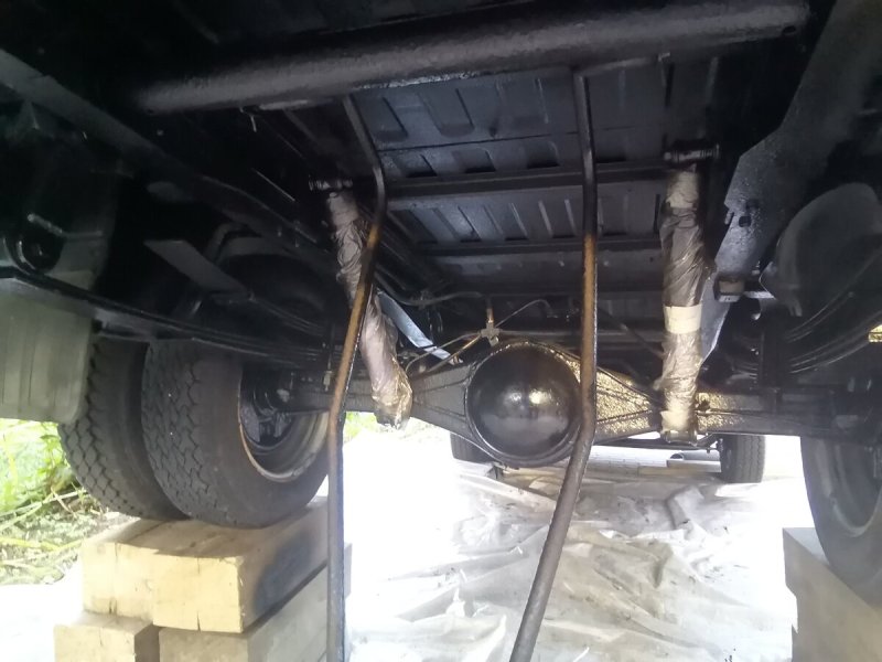 Пол ГАЗ 2705 задняя часть кузова