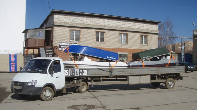 ГАЗ 3302 бортовой с полуприцепом