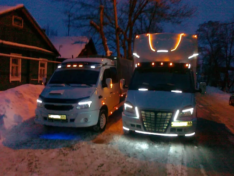 Красивое освещение газели