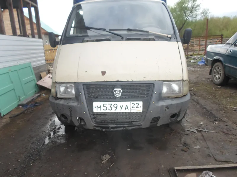 Покраска бампера и бортов газели 3302
