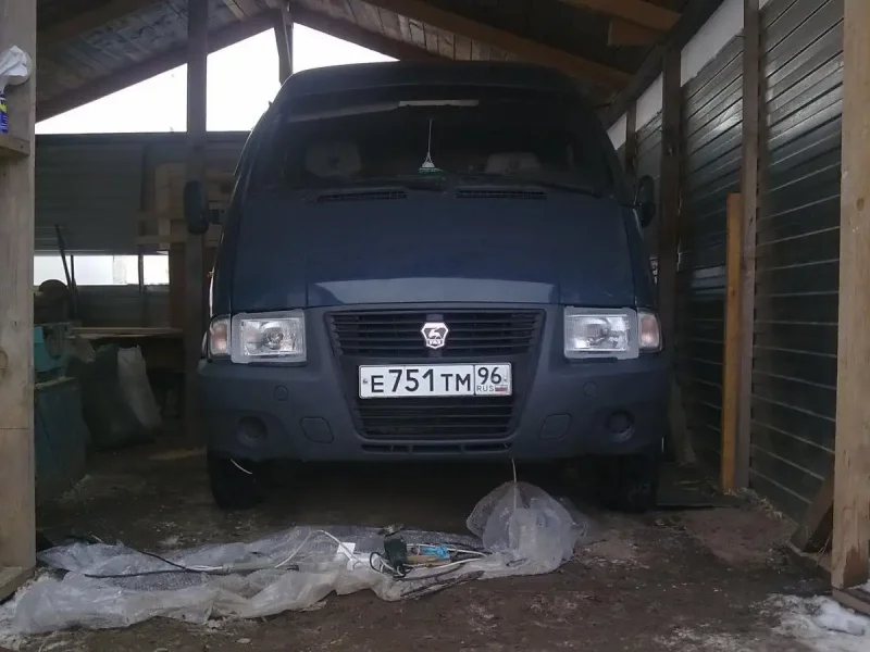 Тюнингованный бампер на Газель