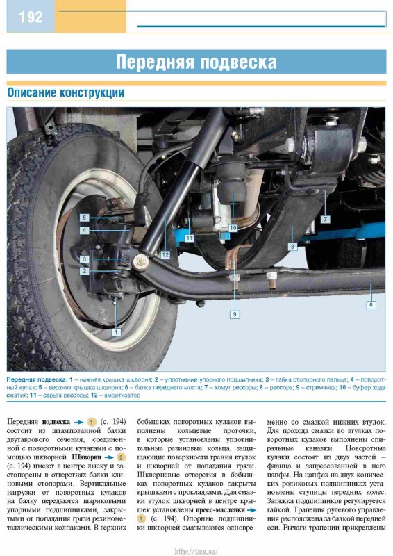 Задняя подвеска ГАЗ 2752 Соболь