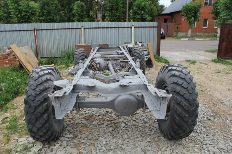 Габариты рамы ГАЗ 66