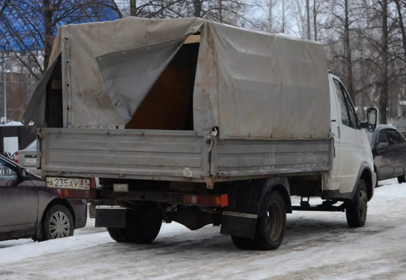 Газель будка вид сзади