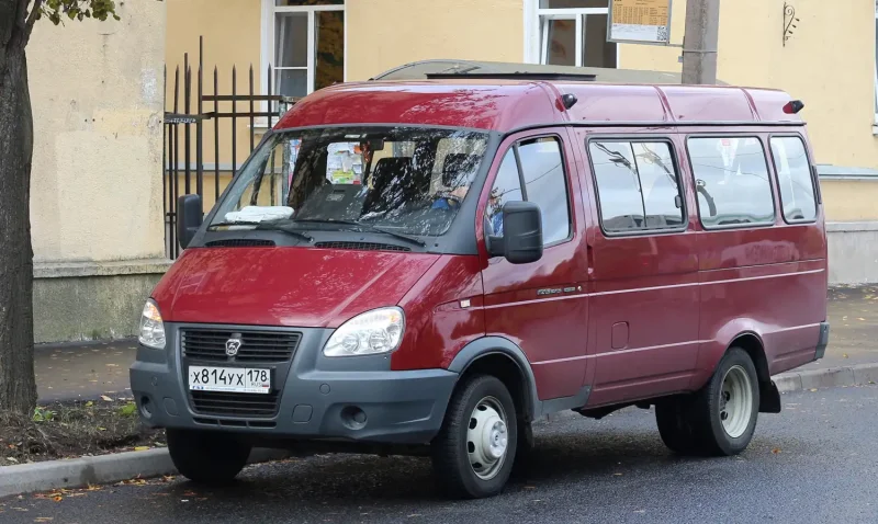 ГАЗ 3221 8 мест серый
