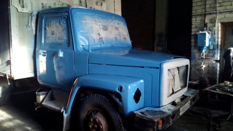 ГАЗ 3307 цвет кузова кабины