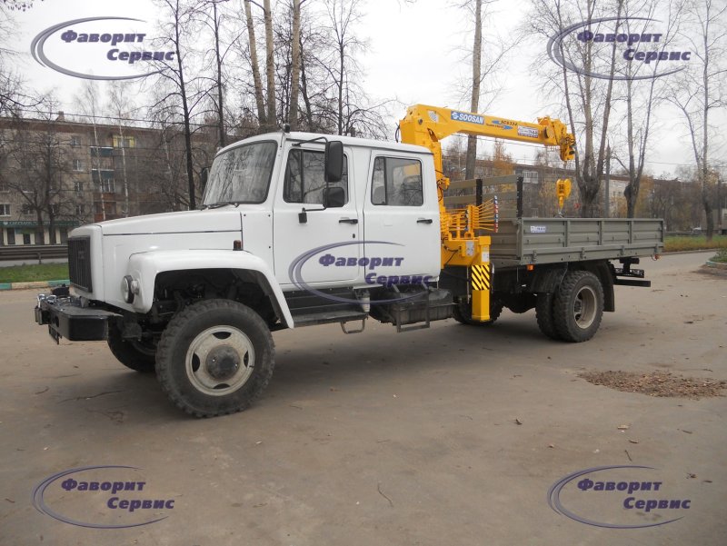 ГАЗ газон next c41r33 с КМУ
