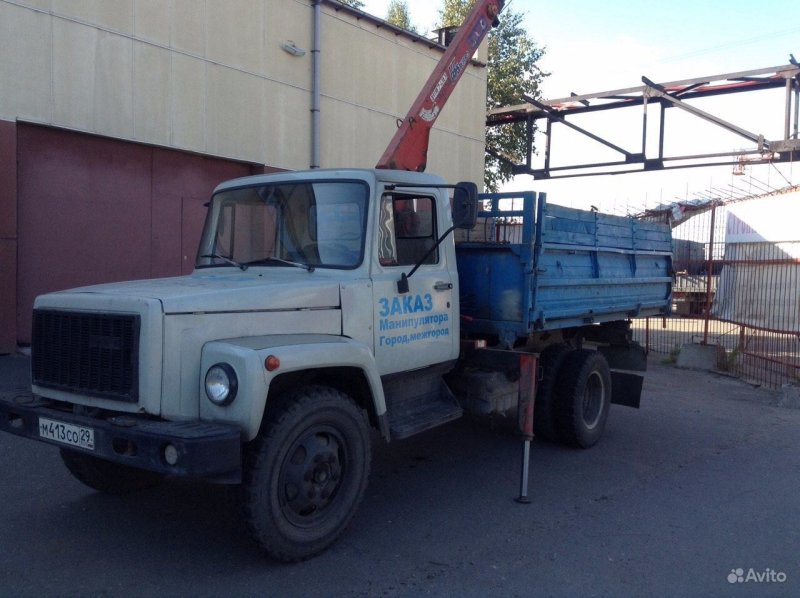 ГАЗ 3309 С КМУ