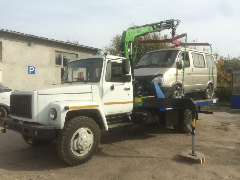 ГАЗ 3309 бортовой воровайка