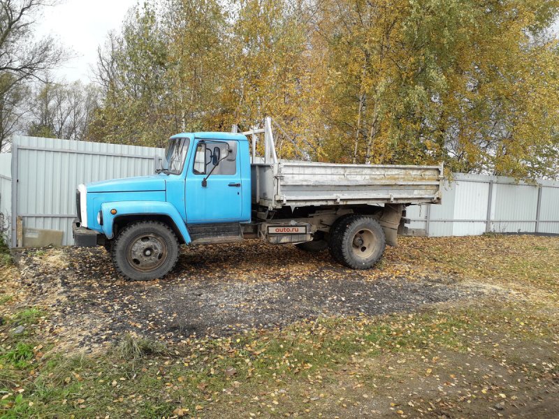 ГАЗ 3309 самосвал с КМУ