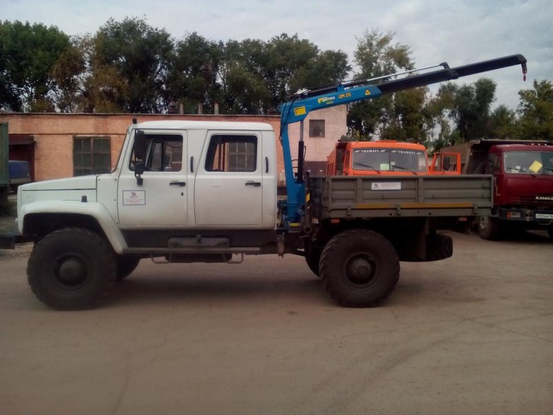 ГАЗ 33086 манипулятор