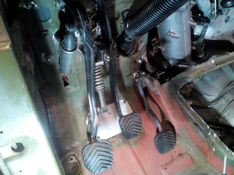 Педальный узел ГАЗ 3307
