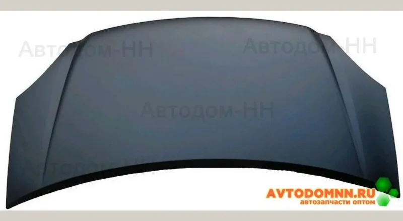 Железный капот на Газель синий 3302