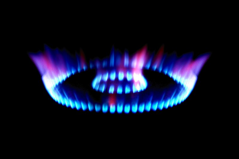 Горение природного газа