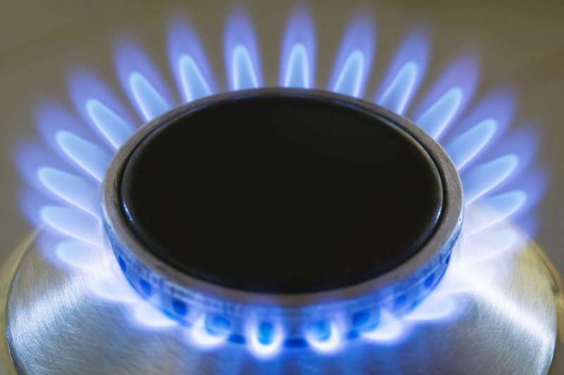 Газовая конфорка пламя