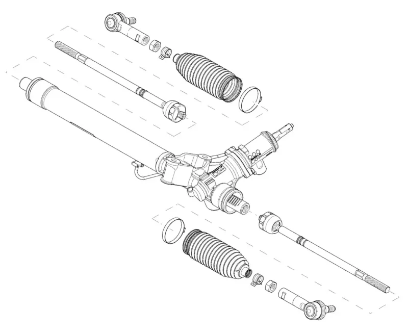 Рулевая рейка ГАЗ 3111