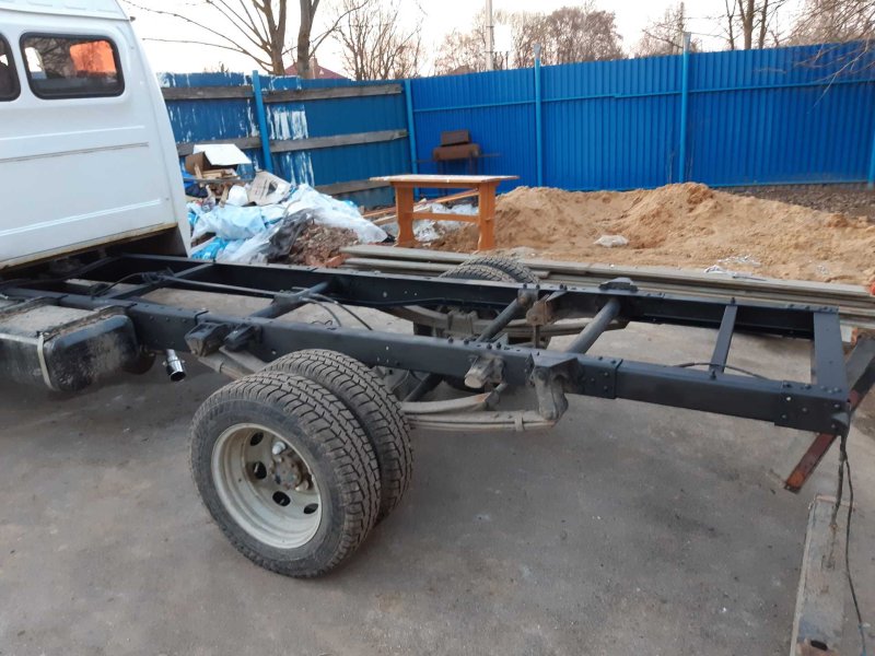 Покраска рамы Газель