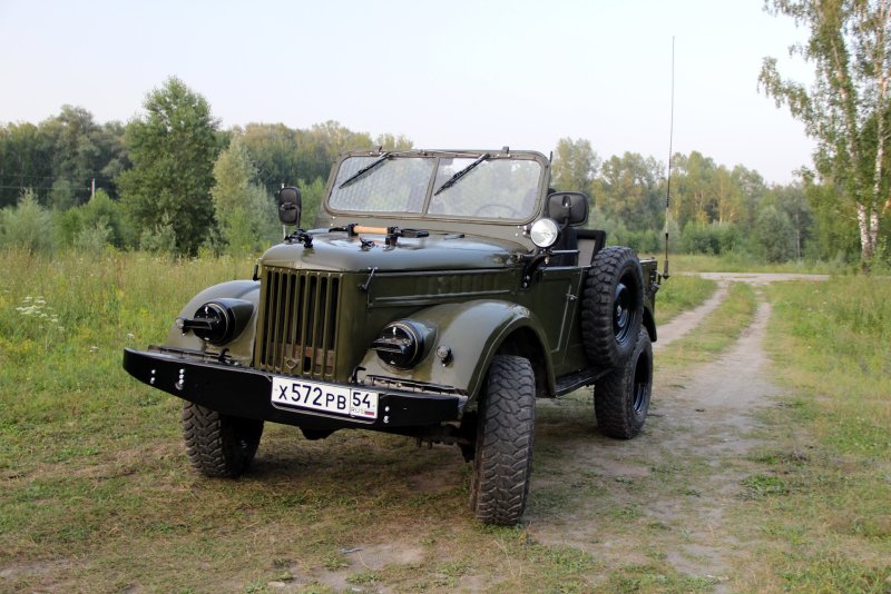 ГАЗ 69 по бездорожью
