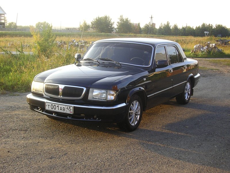 Волга ГАЗ 3102 черная