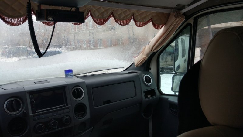 Шторки в кабину газон Некст