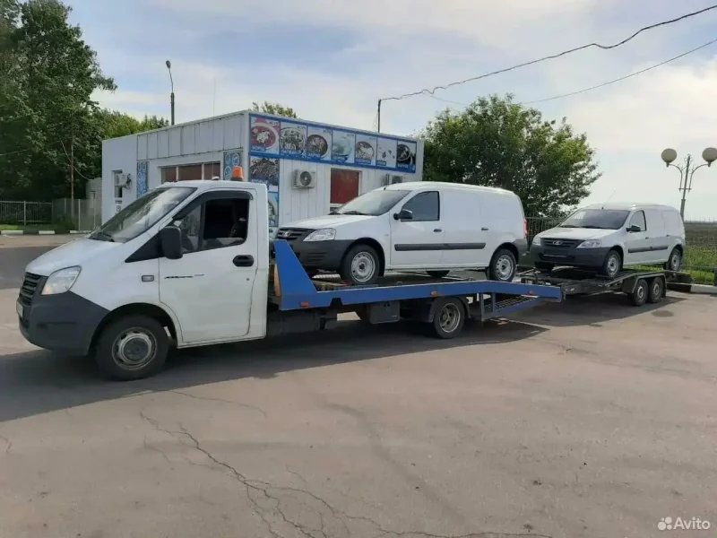 Газон Некст эвакуатор с прицепом