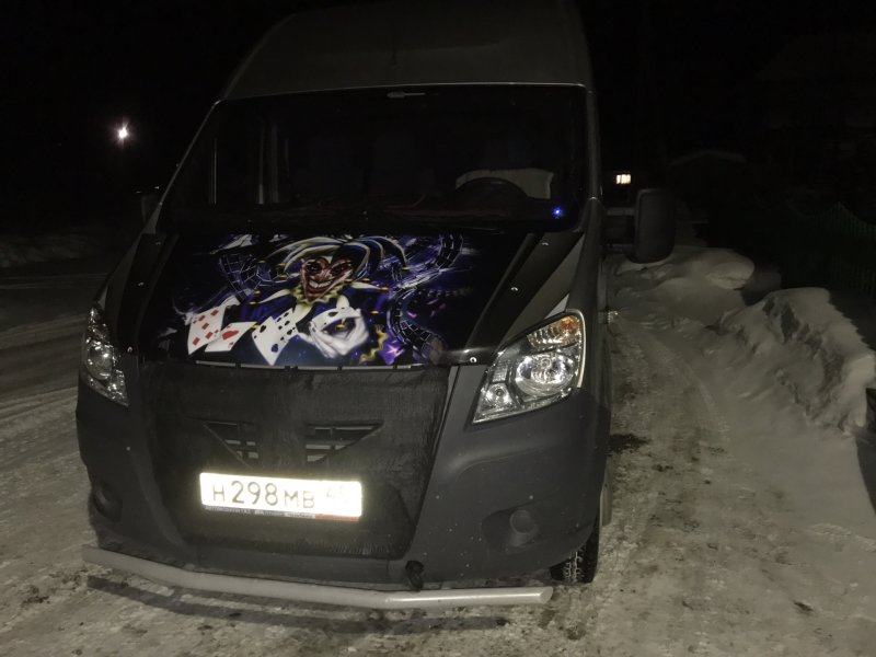 Наклейка на капот Газель Некст