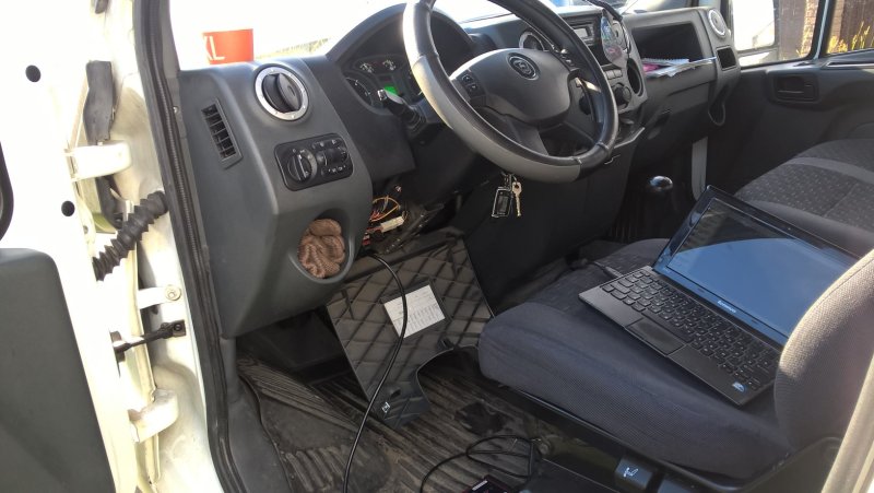Диагностический разъём на Газель next cummins
