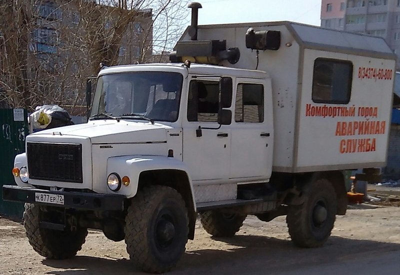 ГАЗ 3308 аварийная
