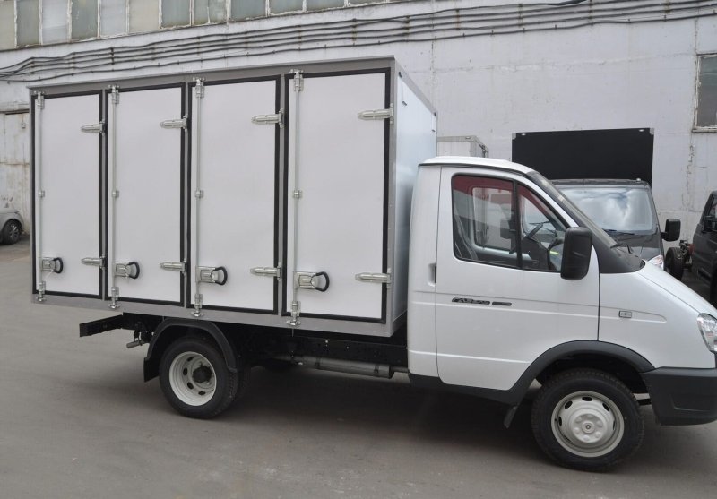ГАЗ 2747 синяя хлебовозка