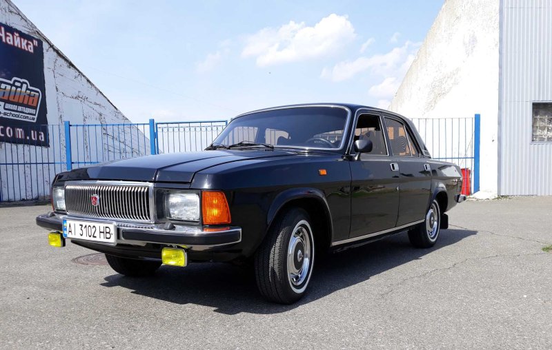 ГАЗ 3102 черная матовая