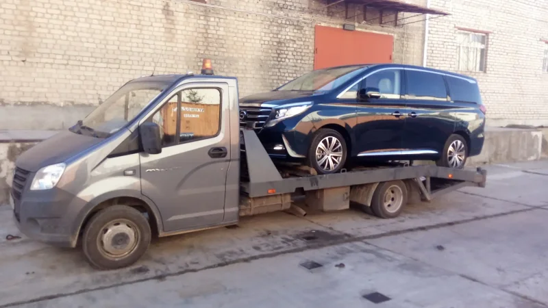 Газель Некст эвакуатор с серой кабиной
