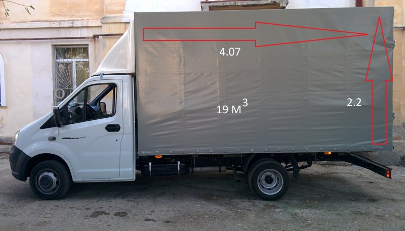 Газель Некст 4.20 тент