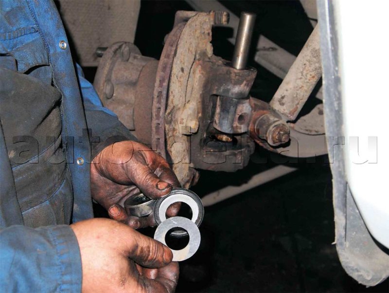 Сборка шкворней Газель