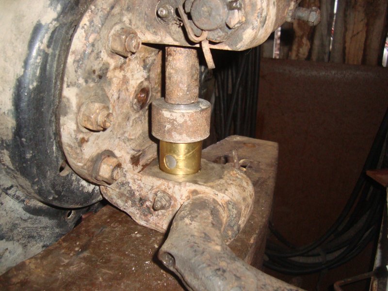 Выпрессовка шкворня Газель 3302