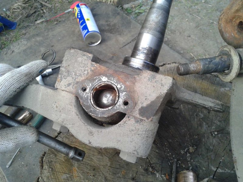 Допуск люфта шкворней Газель