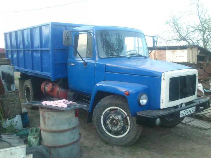 ГАЗ 3307 цвет кузова кабины