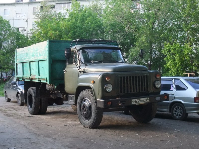 ГАЗ САЗ 53 вес самосвал