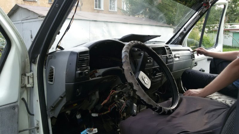 Газель 3302 старого образца панель переделка